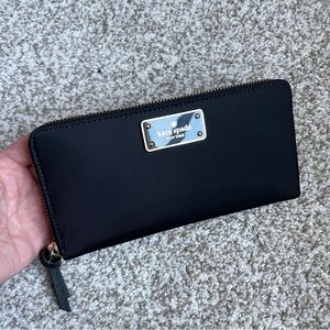 Kate Spade Elegant Black Zip Wallet